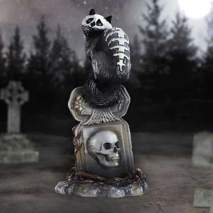 Skull Cat Statue by Martin Hanford