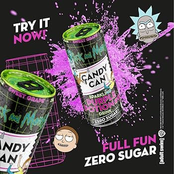 Candy Can Rick and Morty Purple Potion 330ml