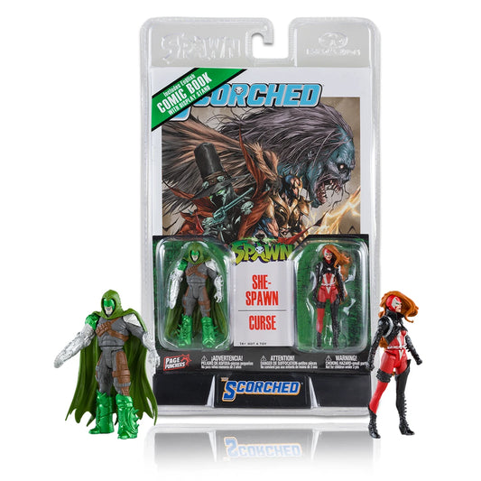Spawn Page Punchers She Spawn & Curse 3in Action Figures