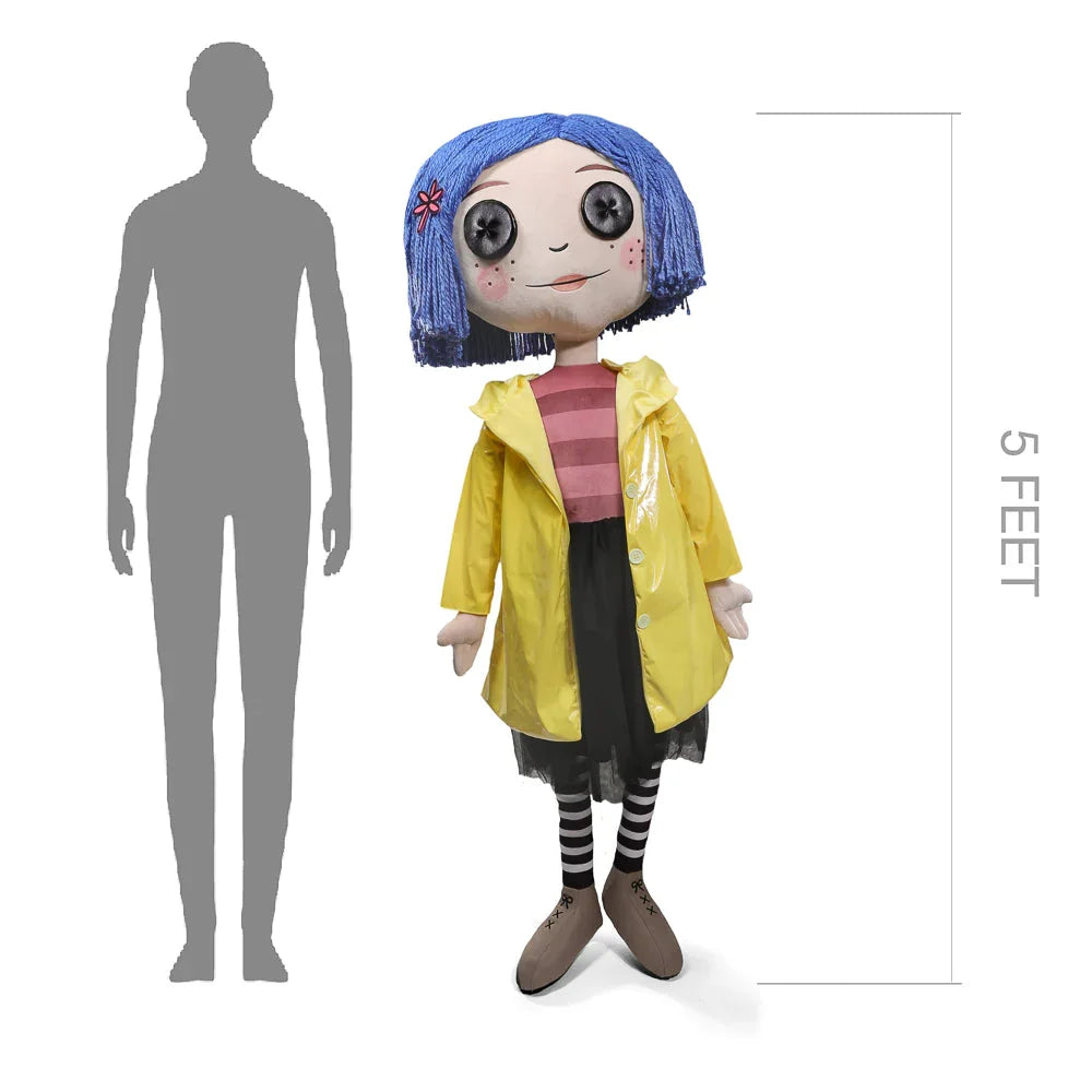 Coraline 5ft Life Size Plush with Stand