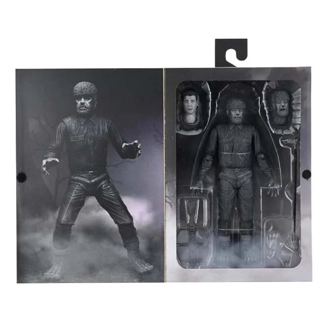 Universal Monsters The Wolf Man Black & White Ultimate Action Figure