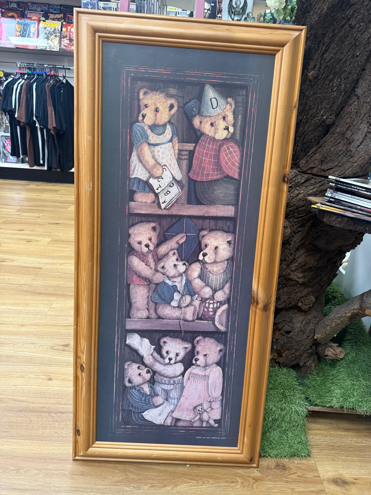 Teddy Bear School Framed Picture