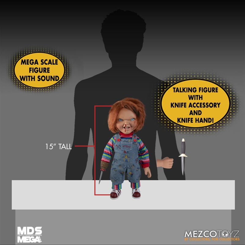 Child’s Play Good Guy Menacing Chucky Mega Talking Figure