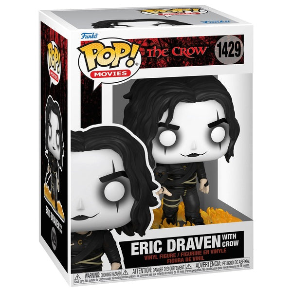 The Crow 1429 Eric Draven with Crow Funko Pop! Vinyl Figure