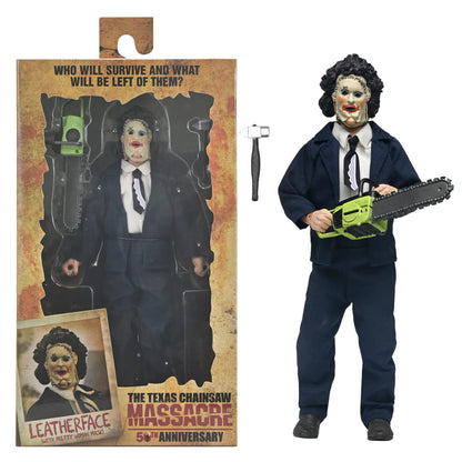 Texas Chainsaw Massacre 50th Anniversary Leatherface (Pretty Woman Mask) 8” Clothed Figure
