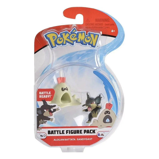 Pokémon Alolan Rattata & Sandygast Battle Figure Pack