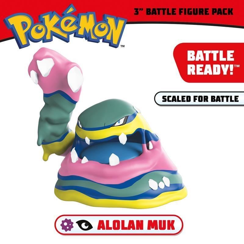 Pokémon Alolan Muk Battle Figure