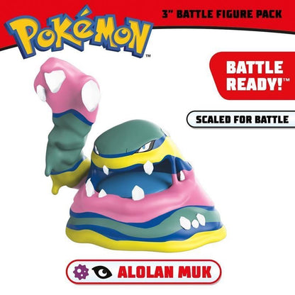 Pokémon Alolan Muk Battle Figure