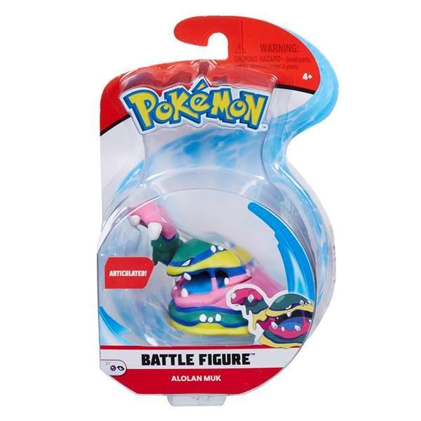 Pokémon Alolan Muk Battle Figure