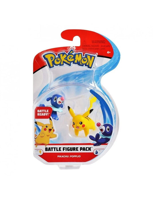 Pokémon Pikachu & Popplio Battle Figure Pack