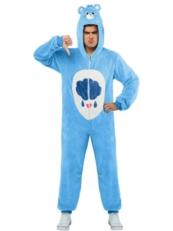 Care Bears Grumpy Bear Adult Jumpsuit