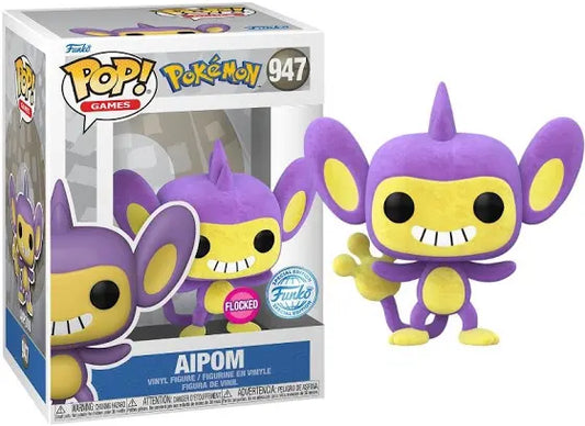 Funko Pop! Pokemon 947 Aipom Flocked Vinyl Figure