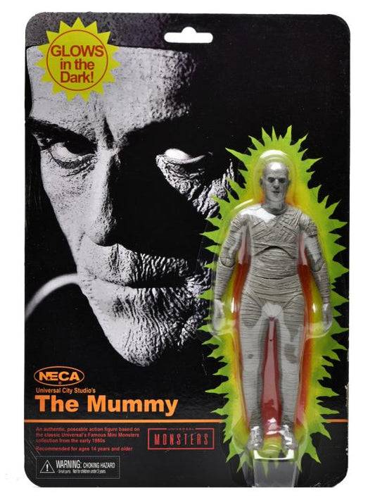 Universal Monsters Retro Glow-In-The-Dark The Mummy 7" Action Figure