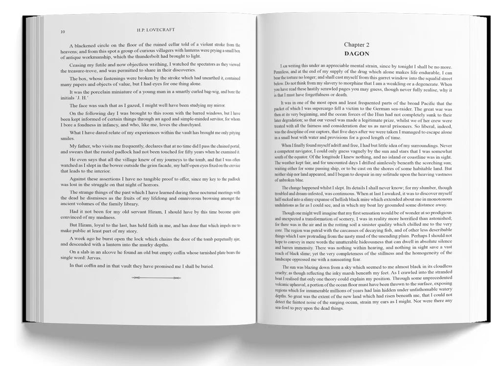 Tales of Horror, H.P. Lovecraft (Hard Cover, Leatherbound)