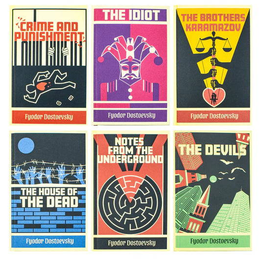 Selected Works of Fyodor Dostoevsky (Hardback 6-Book Collection)