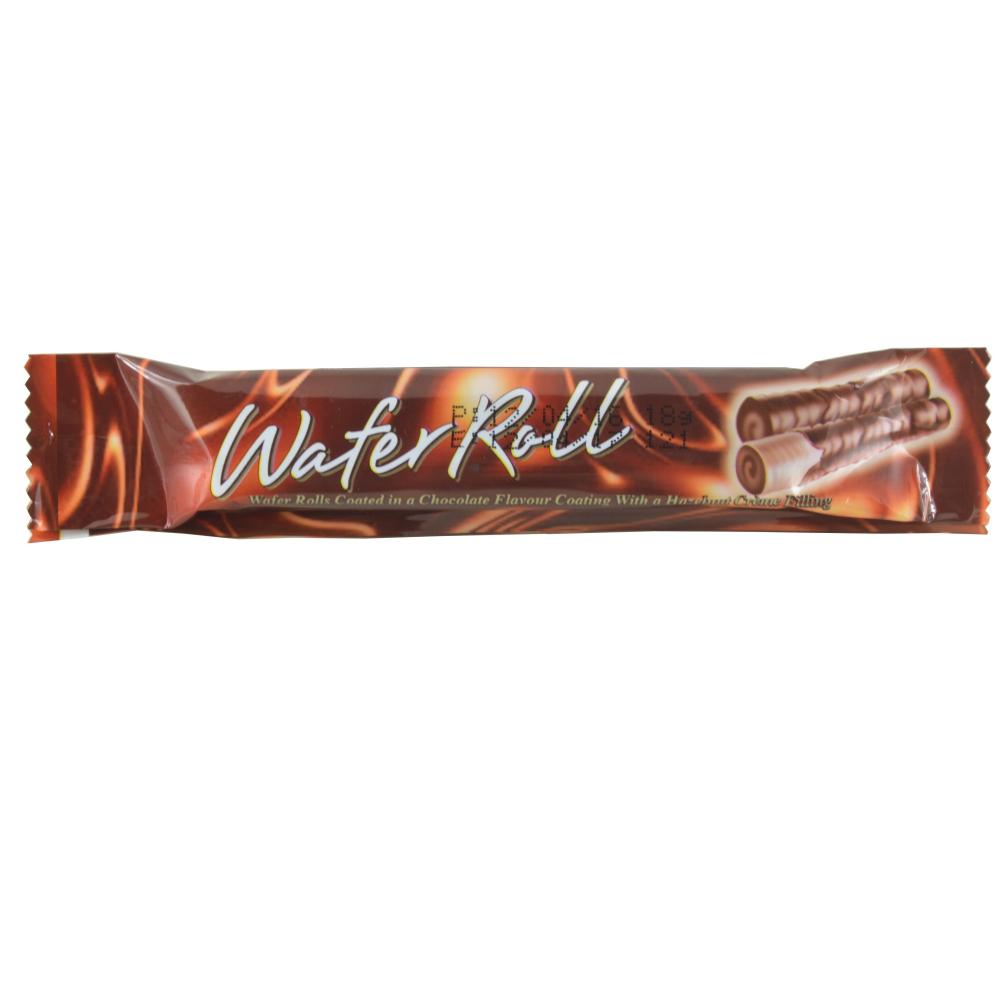 Chocolate & Hazelnut Wafer Roll 18g
