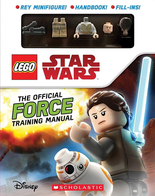 LEGO Star Wars The Official Force Training Manual Handbook & Mini Figure