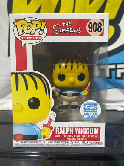 The Simpsons 908 Ralph Wiggum Funko Pop! Vinyl Figure