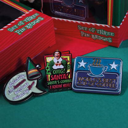 ELF Limited Edition Triple Pin Badge Set