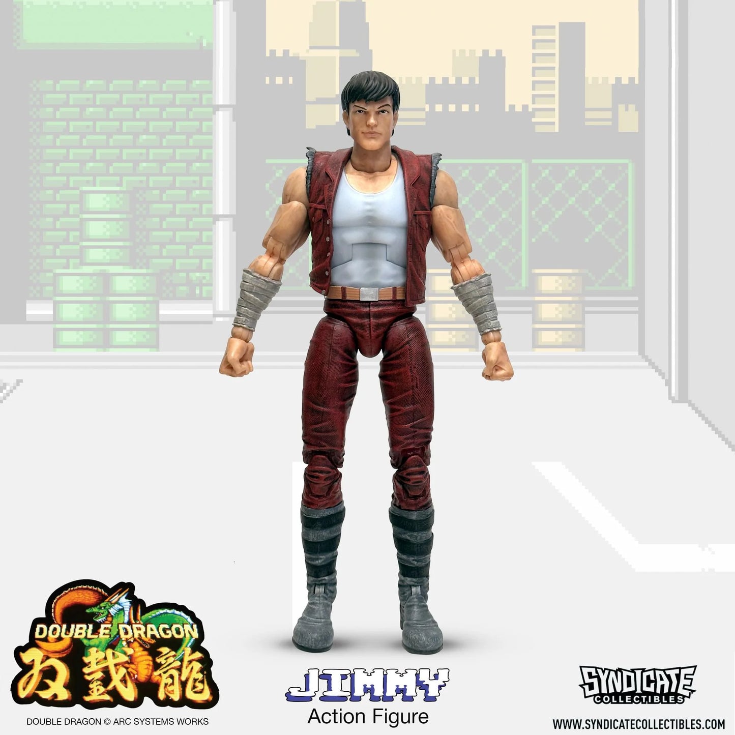 Double Dragon Jimmy Lee Action Figure