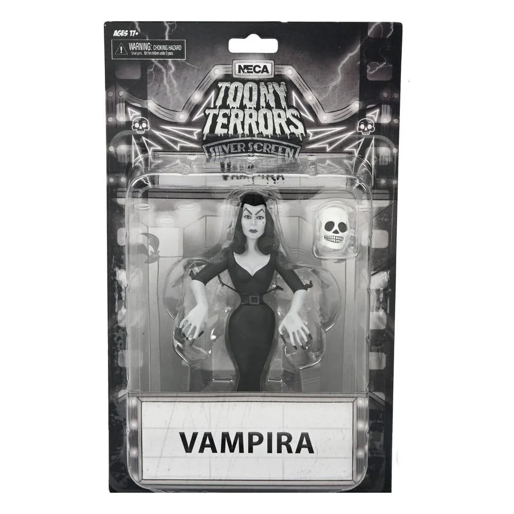 Vampira Silver Screen Edition Toony Terrors Figure