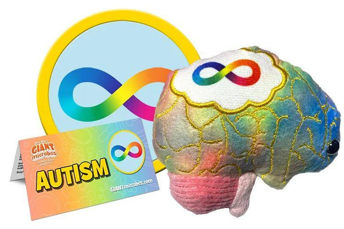 Autism Brain Giant Microbes Plush