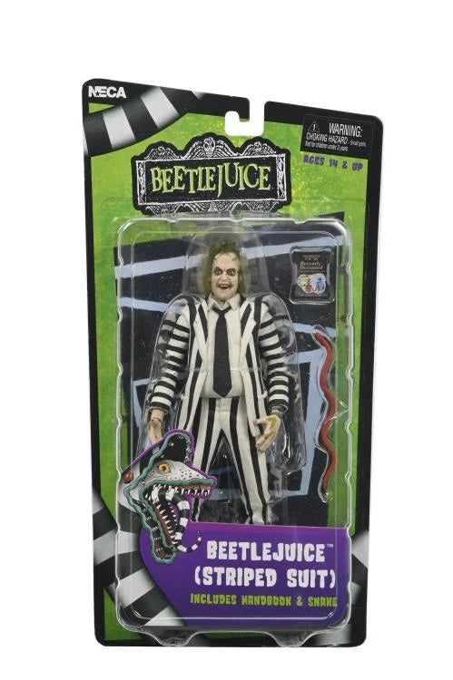 Beetlejuice (1988) Black & White Striped Suit Figure