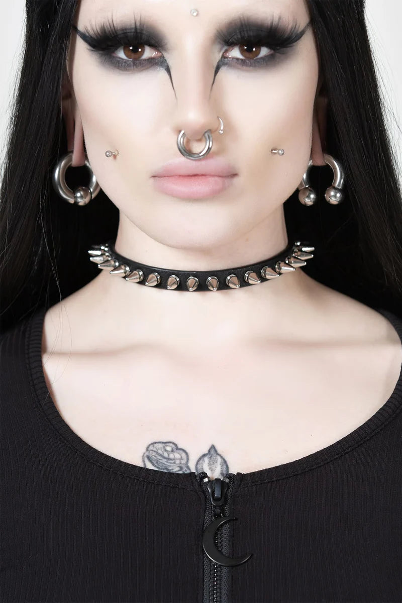 Spears Choker Kihilist by Killstar