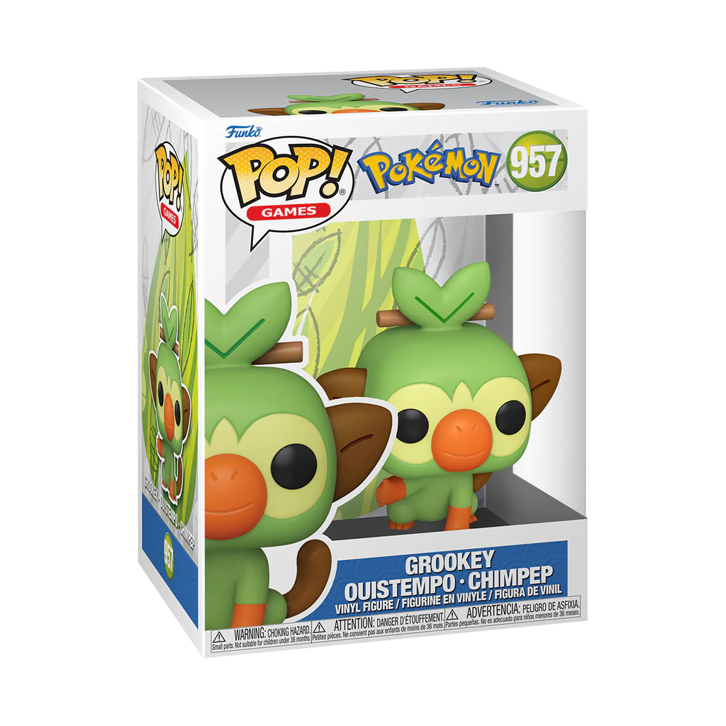 Pokémon 957 Grookey Funko Pop! Vinyl Figure