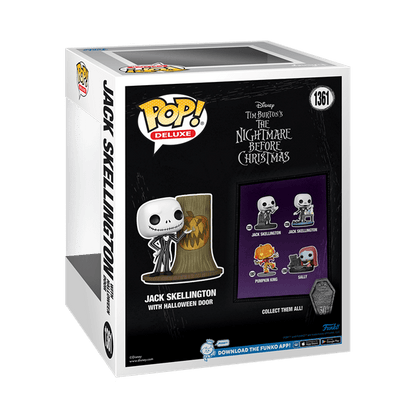 The Nightmare Before Christmas 1361 Jack Skellington with Halloween Town Door Oversized Funko Pop! Vinyl Figure