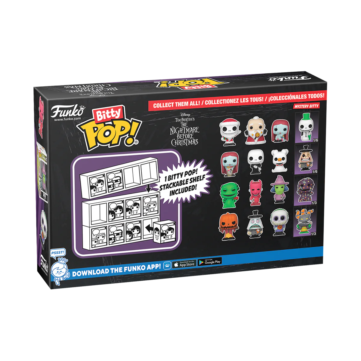 The Nightmare Before Christmas Series 3 Bitty Funko Pop! 4-Pack