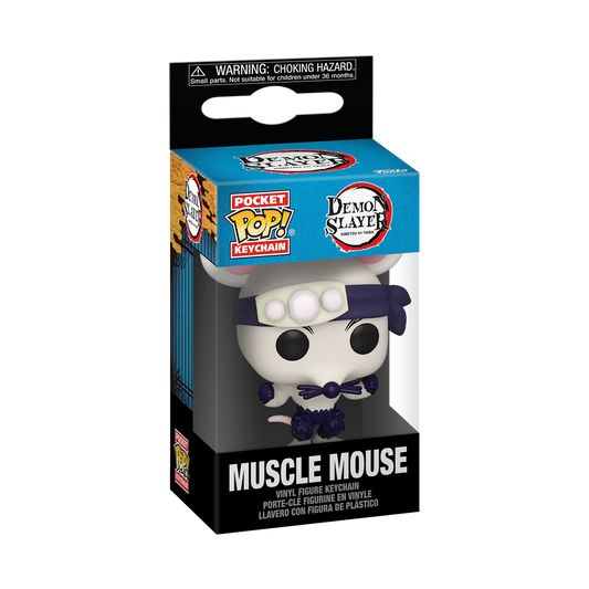 Demon Slayer Muscle Mouse Funko Pop! Pocket Keychain