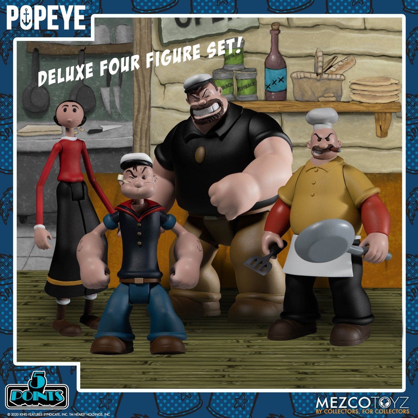 Popeye 5 Points Deluxe Set