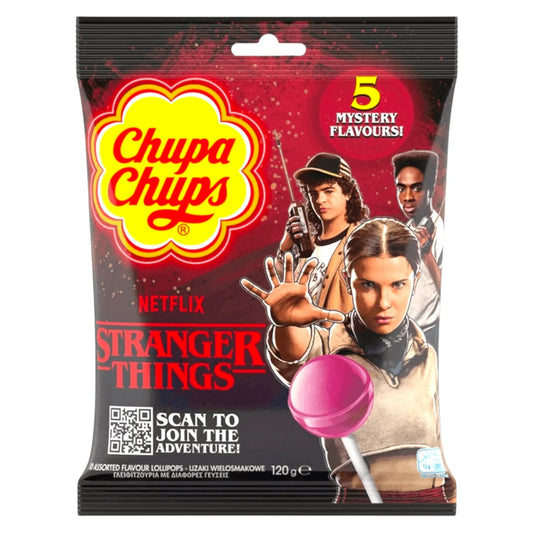 Chupa Chups Stranger Things 'Right Side Up' Lollipops 10-Pack