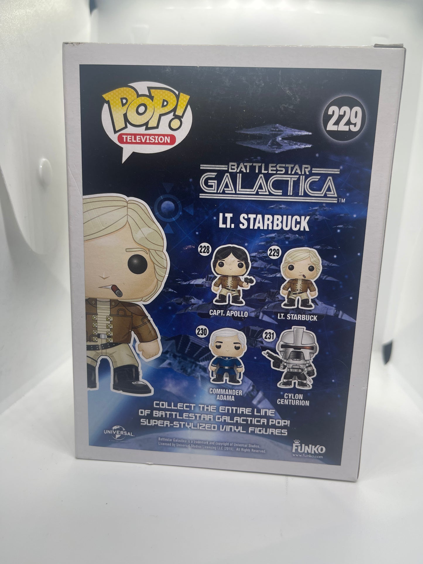 Battlestar Galactica 229 Lieutenant Starbuck Funko Pop! Vinyl Figure (Damaged Box)