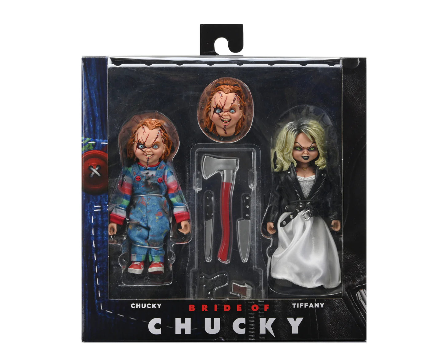 Chucky & Tiffany Clothed 8” Action Figure 2-Pack