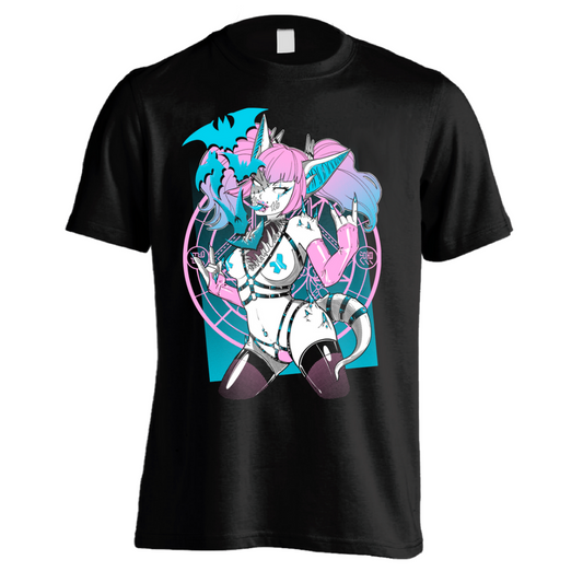 Pinku Kult Exhume Black T-Shirt
