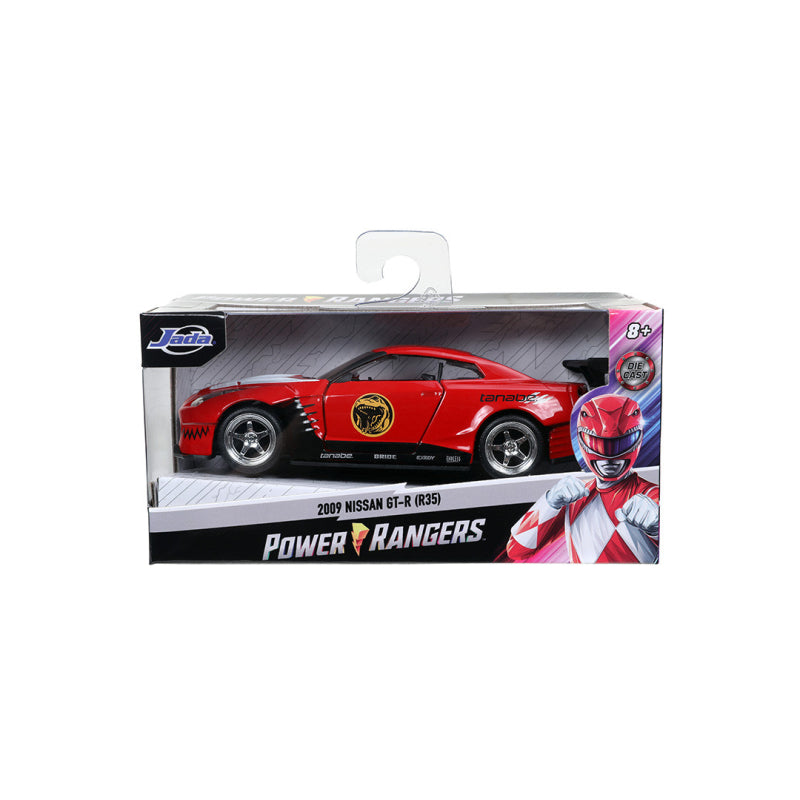 Power Rangers Red Ranger 2009 Nissan GT-R (R35) Die Cast Vehicle