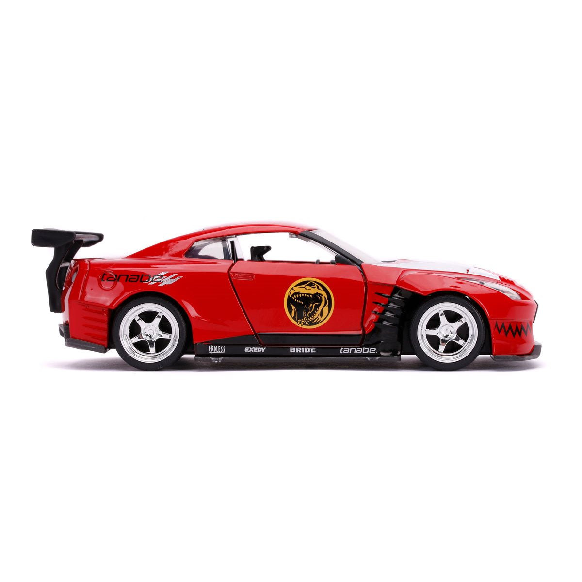 Power Ranger Red Ranger Car Power Rangers Red Ranger 2009 Nissan GT-R (R35) Die Cast Vehicle ...