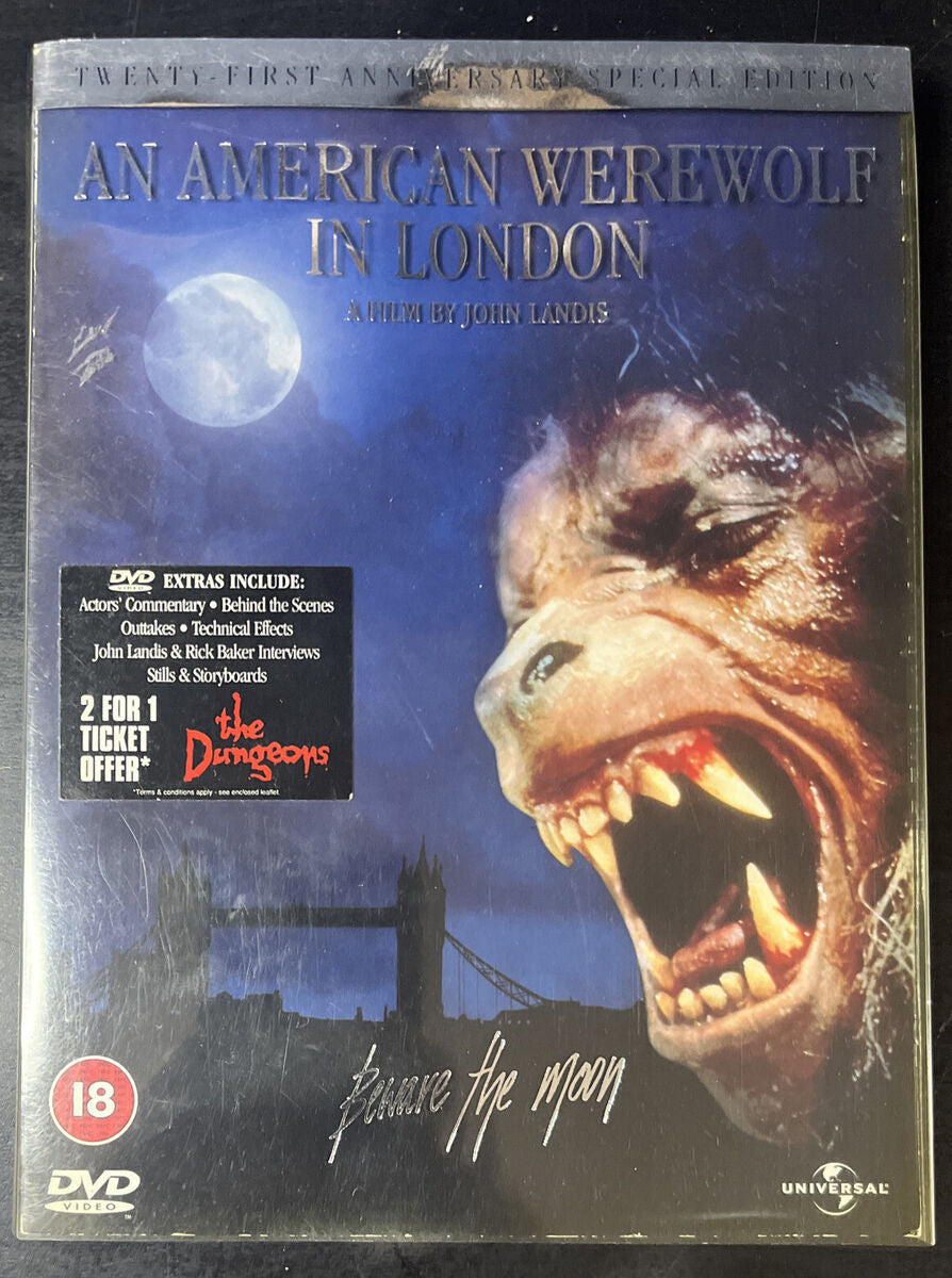 An American Werewolf in London 21st Anniversary Special Edition DVD