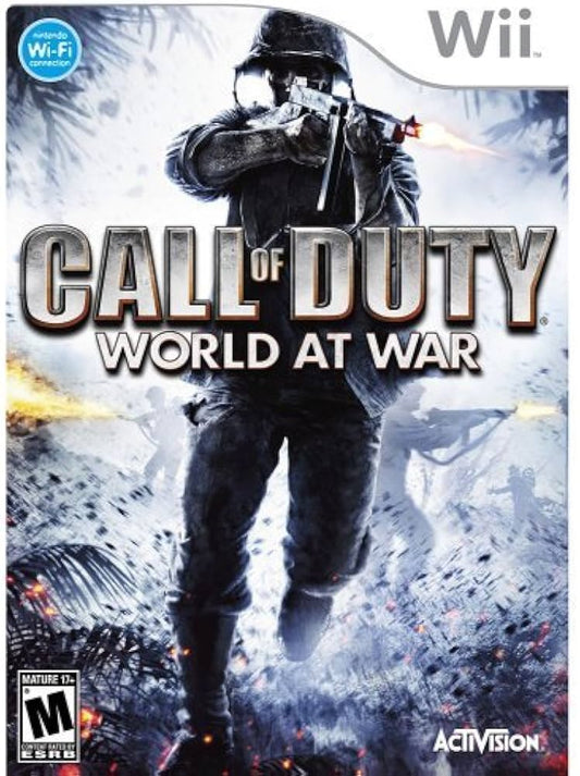 Call of Duty World at War Nintendo Wii Videogame