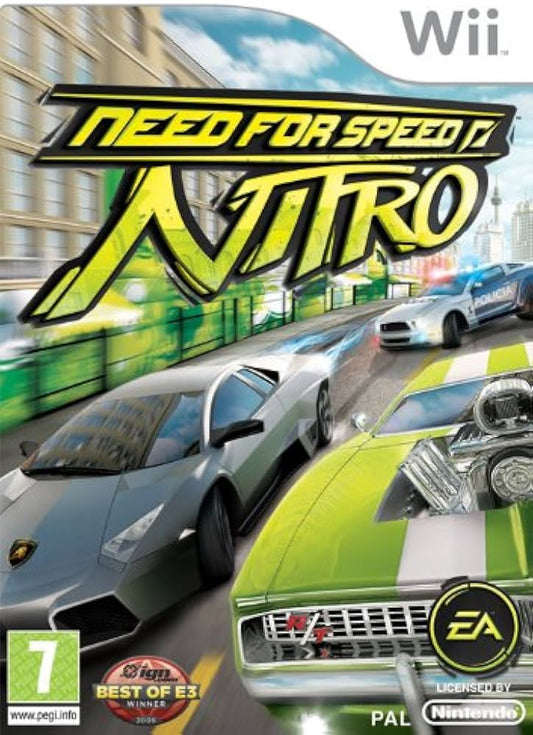 Need for Speed Nitro Nintendo Wii Videogame