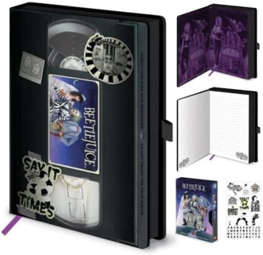 Beetlejuice A5 Premium Notebook