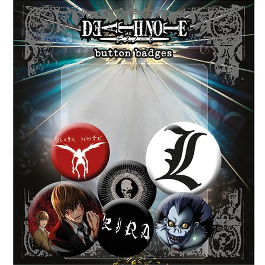 Death Note Button Badge Pack