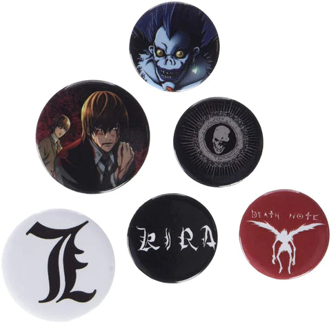 Death Note Button Badge Pack