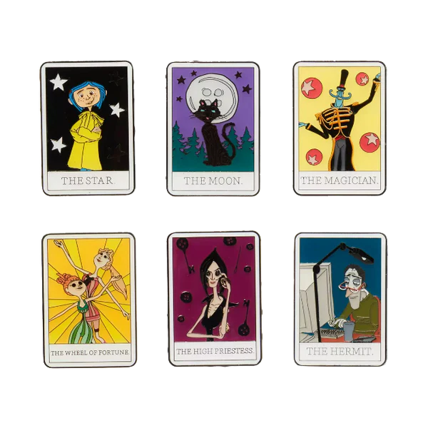 Coraline Tarot Card Pin Badge Blindbox by Loungefly