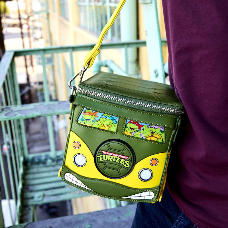 Teenage Mutant Ninja Turtles Party Wagon 40th Anniversary Crossbody Bag by Loungefly