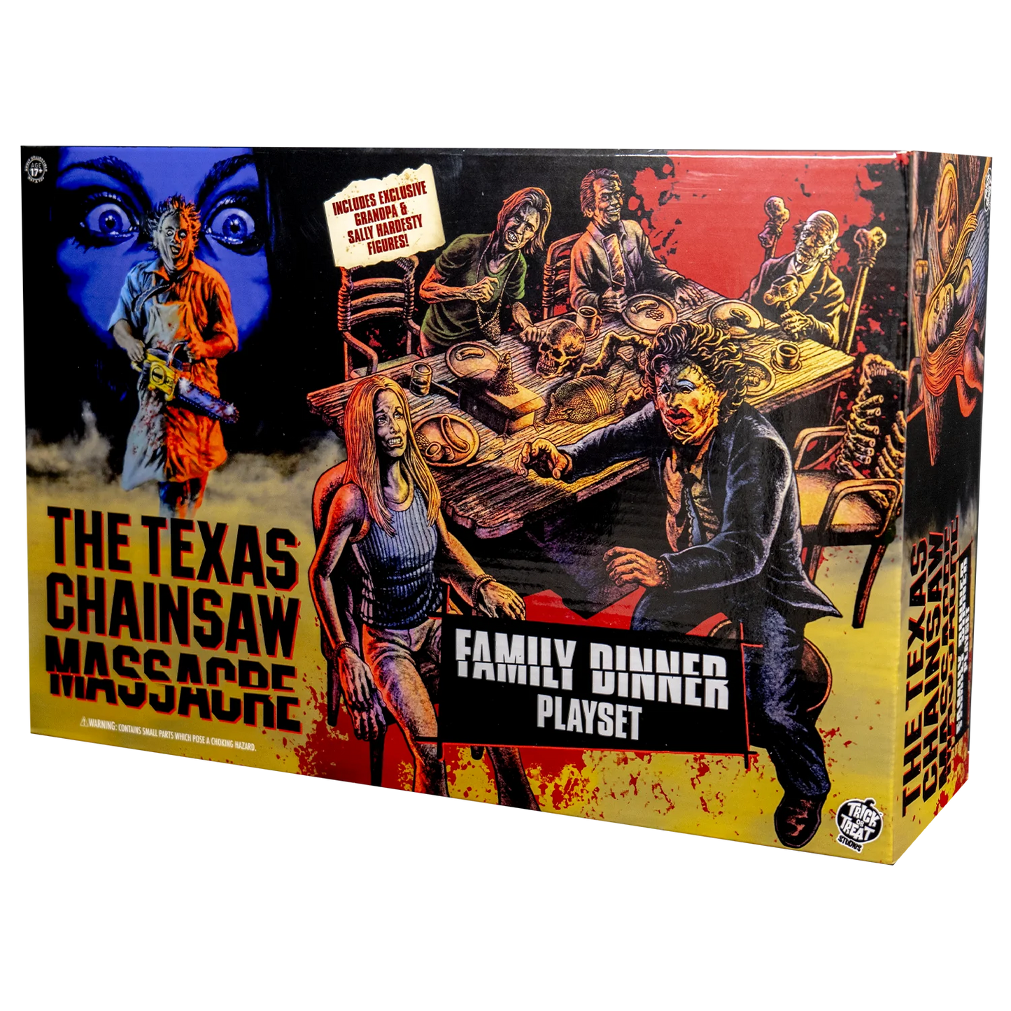 Texas Chainsaw Massacre Dinner Scene Play Set 5-Inch Action Figure