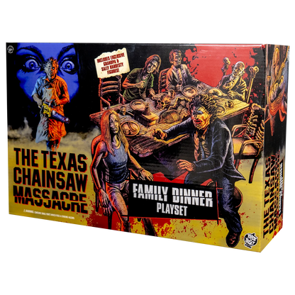 Texas Chainsaw Massacre Dinner Scene Play Set 5-Inch Action Figure