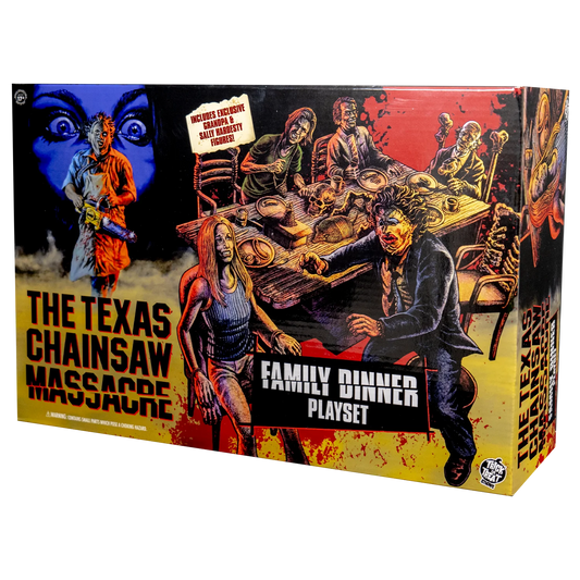 Texas Chainsaw Massacre Dinner Scene Play Set 5-Inch Action Figure